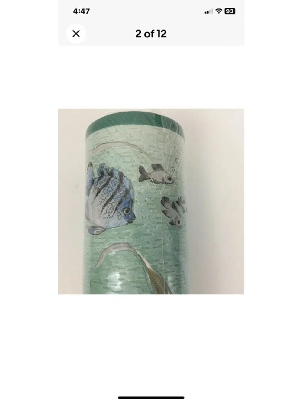 AS Creation Pastel Seascape Fish Ocean Aquarium Embossed Prepasted Wall Border